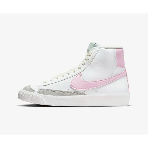 Nike Blazer Mid "77 Woman's Size 6.5  / 5 youth 
New no Box White and Pink - Picture 6 of 7